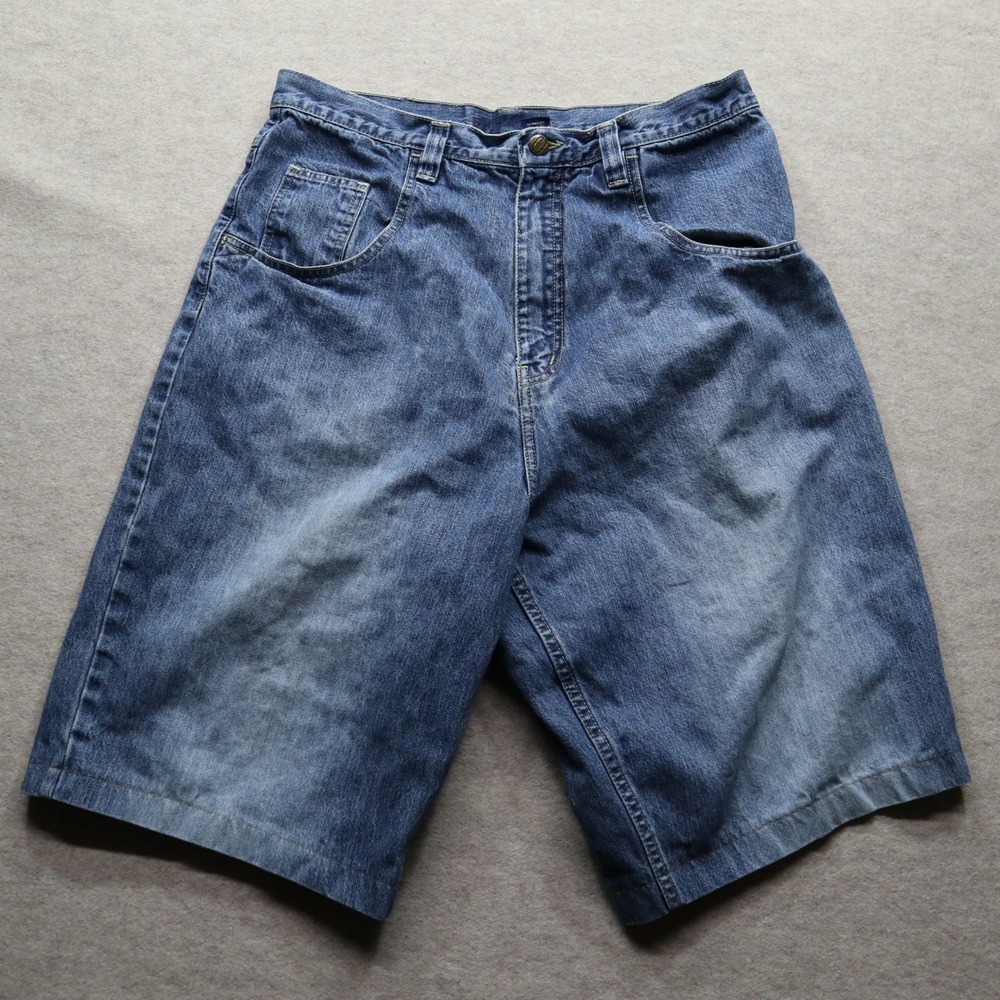 Ecko Unltd Denim Shorts 36 Baggy Vintage Y2K Skate Streetwear Medium Wash